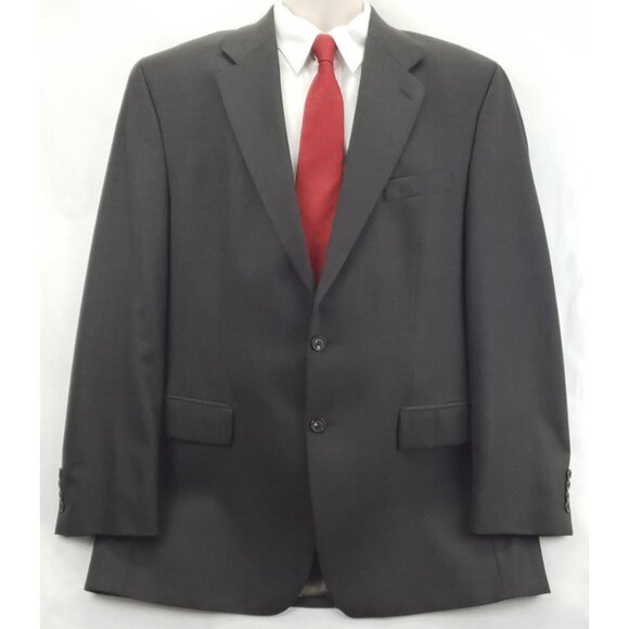 Ralph Ralph Lauren RRL Blazer Sport Coat Mens 44L Gray Cashmere Wool Single Vent